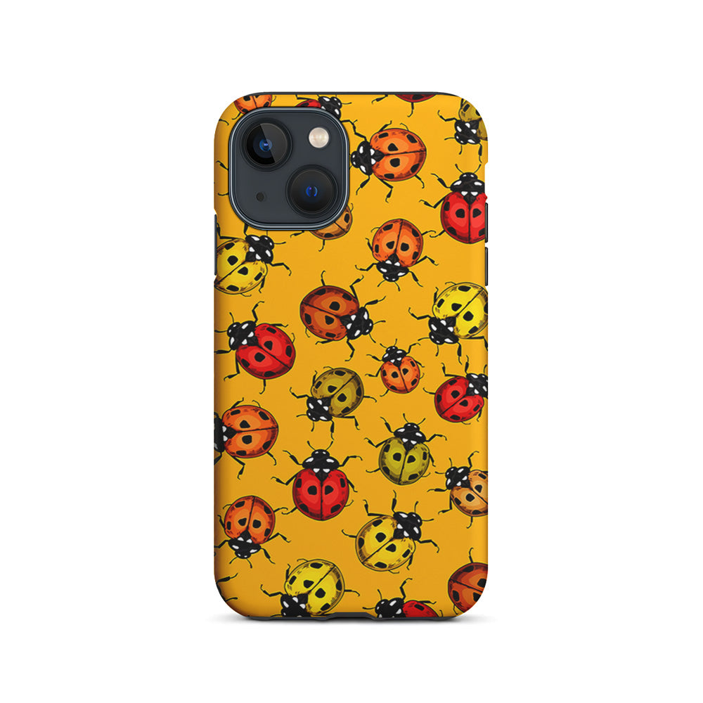 Colorful Ladybugs Pattern iPhone 15 Plus Case