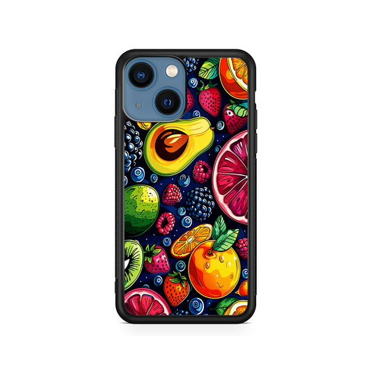 Colorful Mixed Sweet Fruits iPhone 15 Plus Case