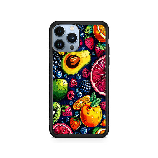 Colorful Mixed Sweet Fruits iPhone 15 Pro Case