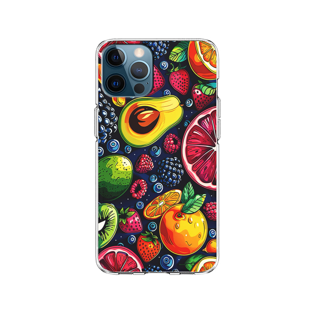 Colorful Mixed Sweet Fruits iPhone 15 Pro Case