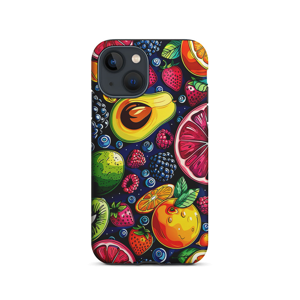 Colorful Mixed Sweet Fruits iPhone 15 Plus Case