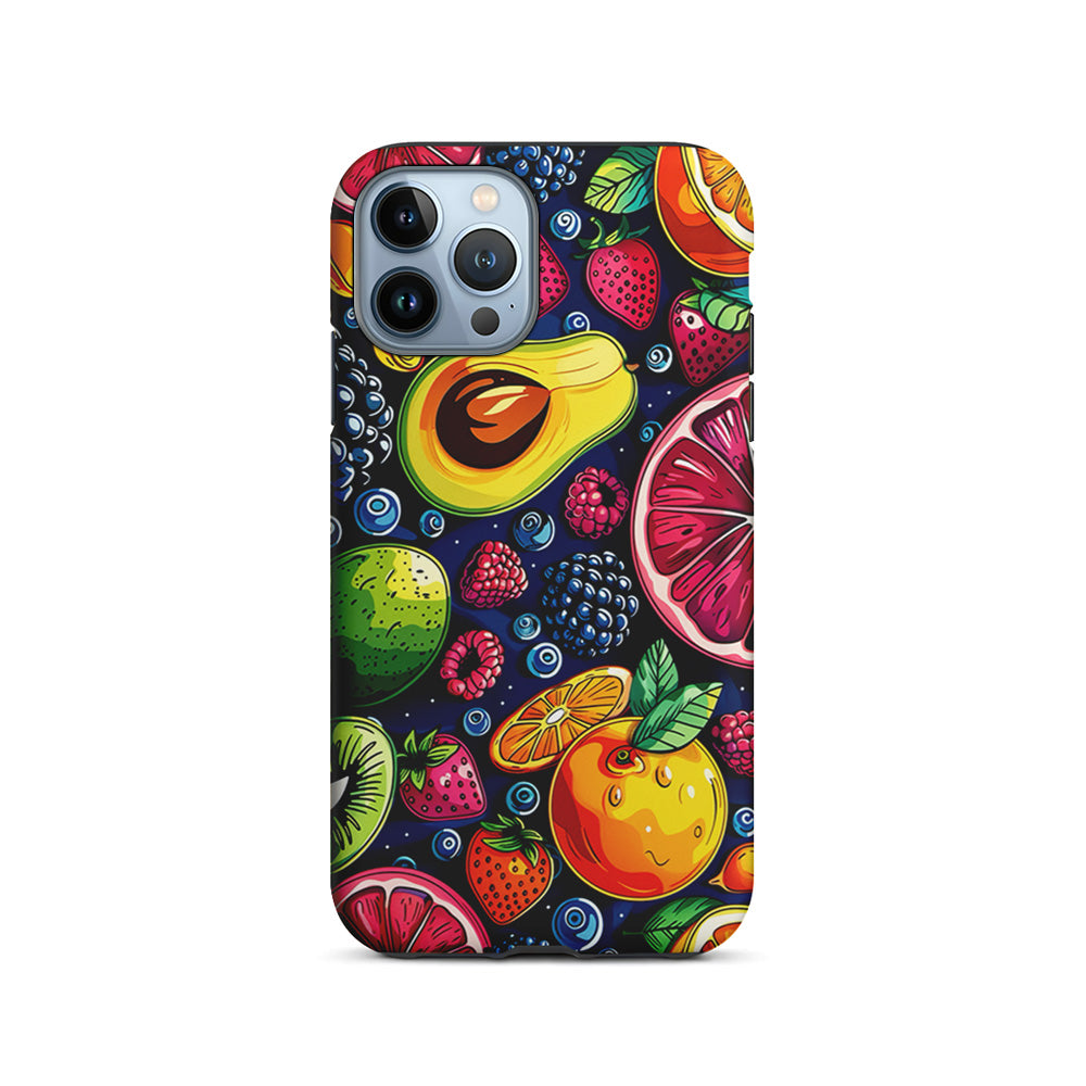 Colorful Mixed Sweet Fruits iPhone 15 Pro Case