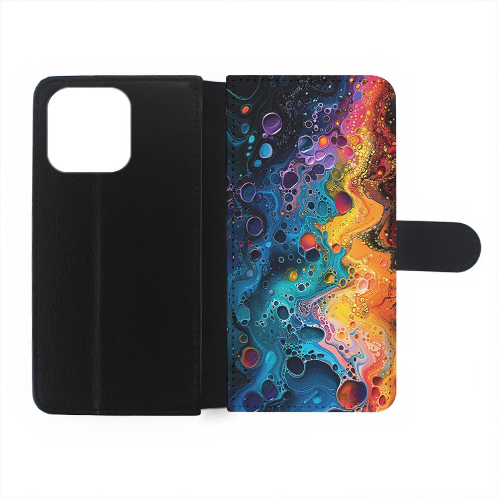 Colorful Painting with Lots of Bubbles iPhone 15 Plus Case