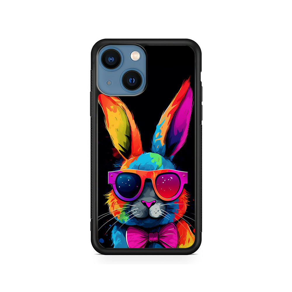 Cool Bunny With Sunglasses iPhone 15 Plus Case