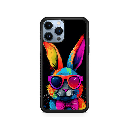 Cool Bunny With Sunglasses iPhone 15 Pro Case