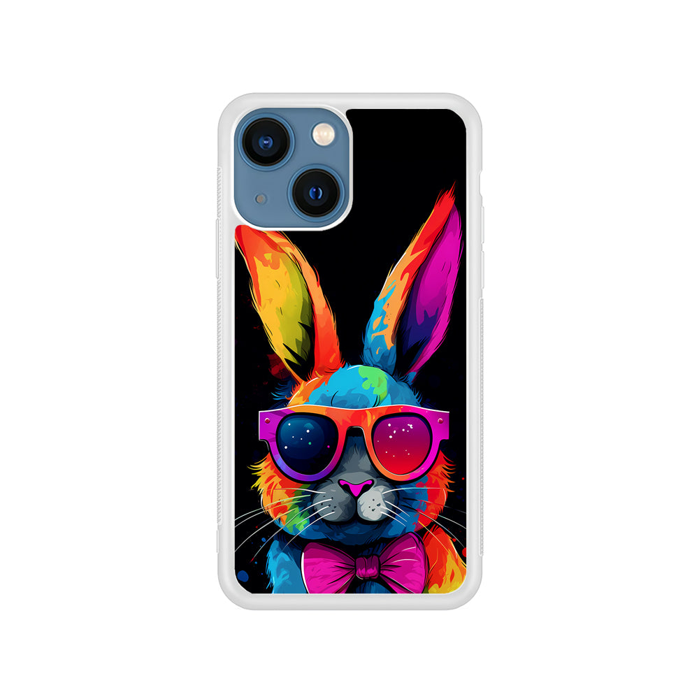 Cool Bunny With Sunglasses iPhone 15 Plus Case