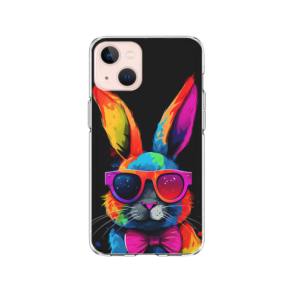 Cool Bunny With Sunglasses iPhone 15 Plus Case