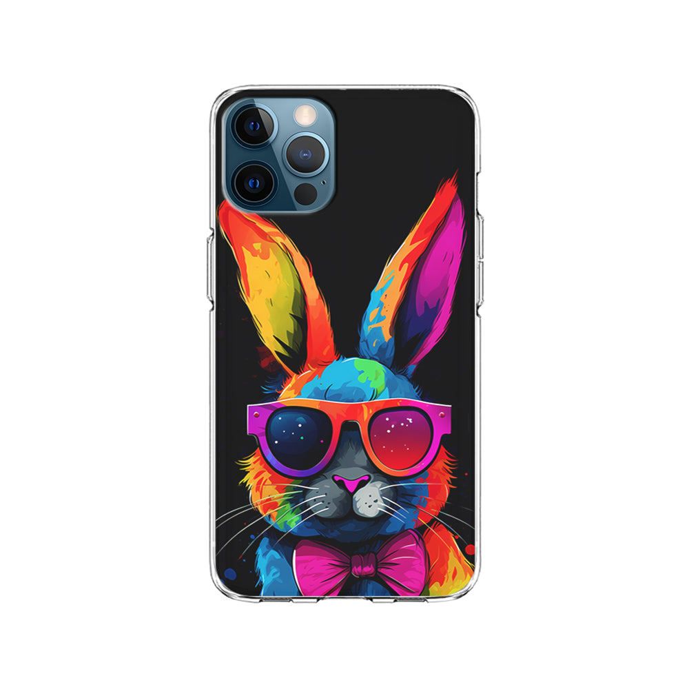 Cool Bunny With Sunglasses iPhone 15 Pro Case