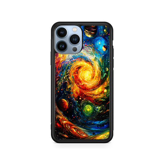 Cosmic Space World of Planets iPhone 15 Pro Case