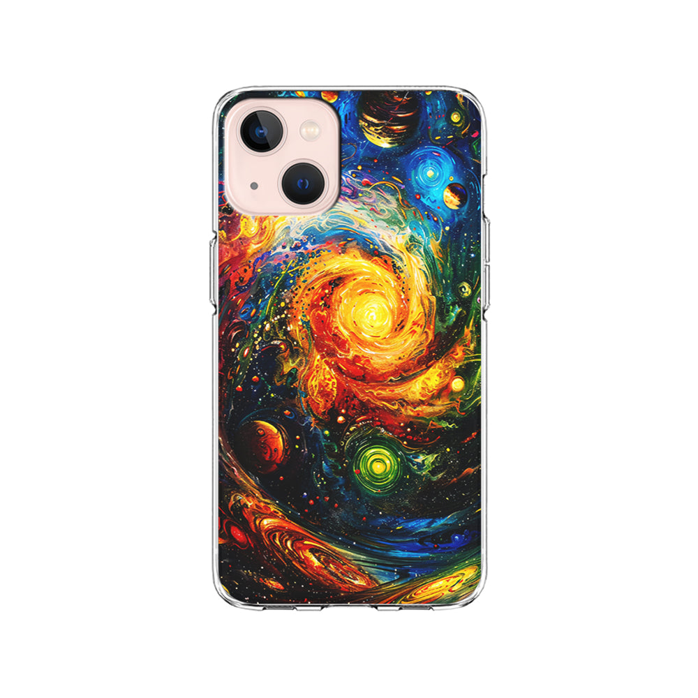 Cosmic Space World of Planets iPhone 15 Plus Case