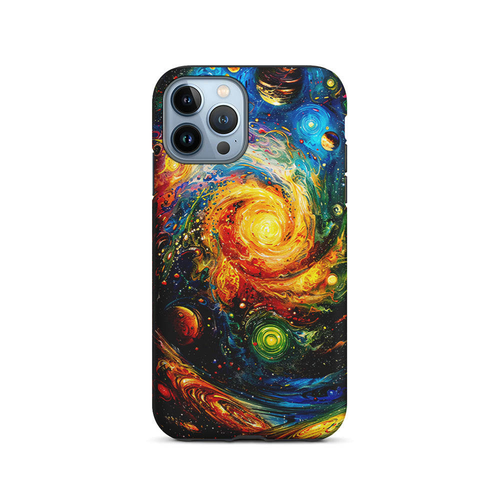 Cosmic Space World of Planets iPhone 15 Pro Case