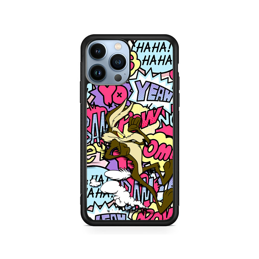 Coyote Run Too Far iPhone 14 Pro Case