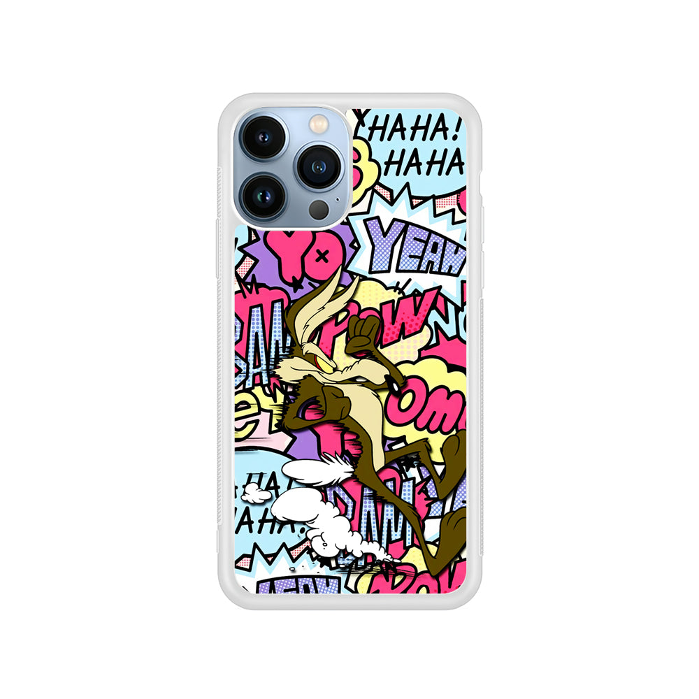 Coyote Run Too Far iPhone 14 Pro Case