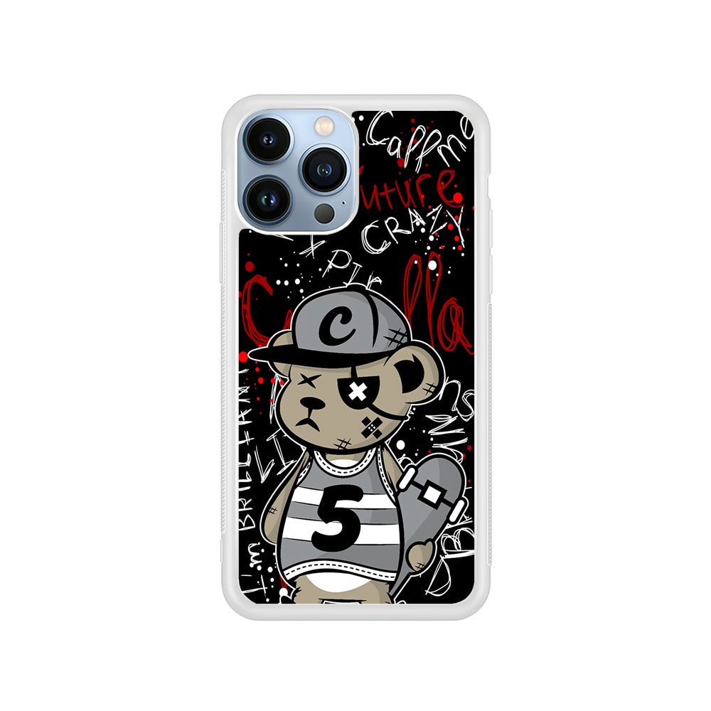 Crew Five Skater Bear iPhone 15 Pro Case