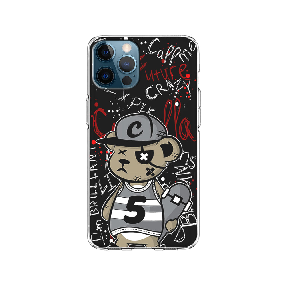 Crew Five Skater Bear iPhone 15 Pro Case