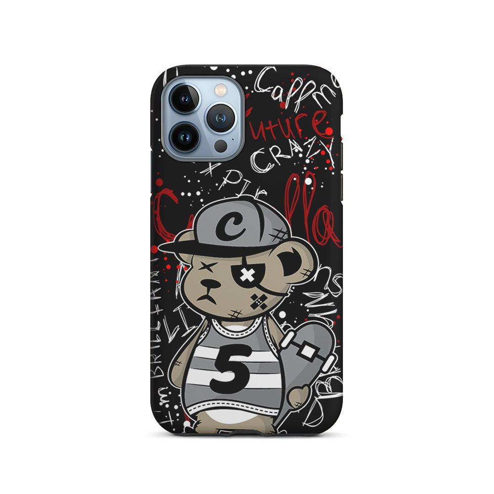 Crew Five Skater Bear iPhone 15 Pro Case