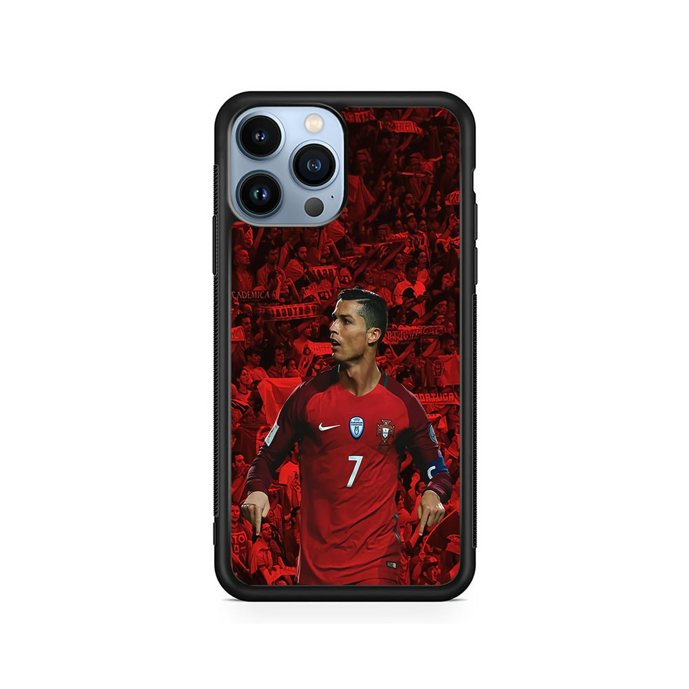 Cristiano Ronaldo Portugal CR7 iPhone 15 Pro Case