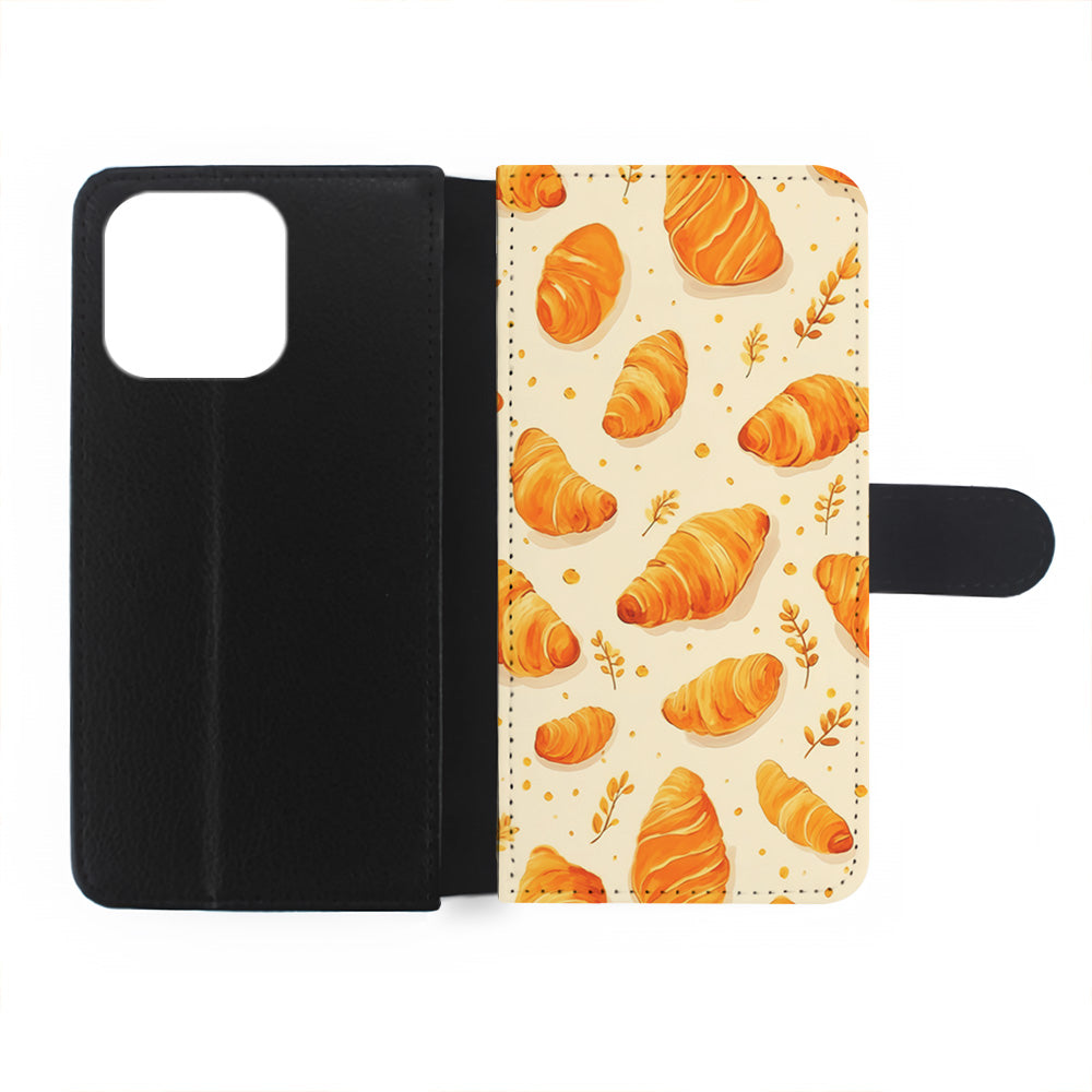 Croissant Dessert Pattern iPhone 15 Plus Case