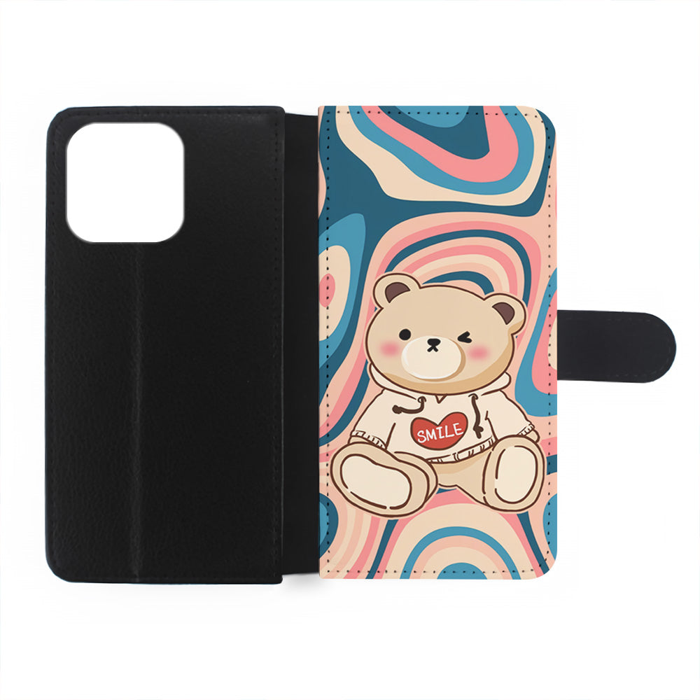 Cute Bear with Hoodie iPhone 15 Plus Case