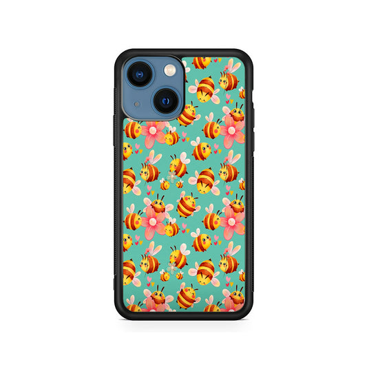 Cute Cartoon Honey Bees iPhone 15 Plus Case