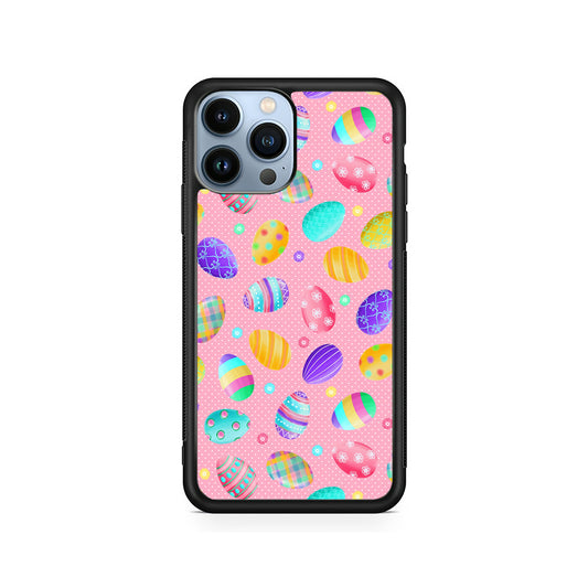 Cute Easter Pastel Eggs iPhone 15 Pro Case