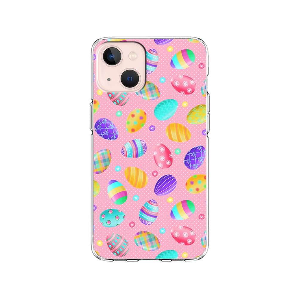 Cute Easter Pastel Eggs iPhone 15 Plus Case