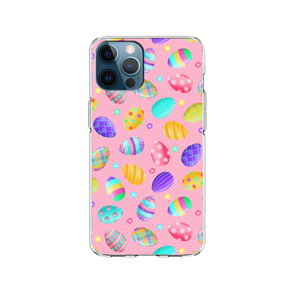 Cute Easter Pastel Eggs iPhone 15 Pro Case