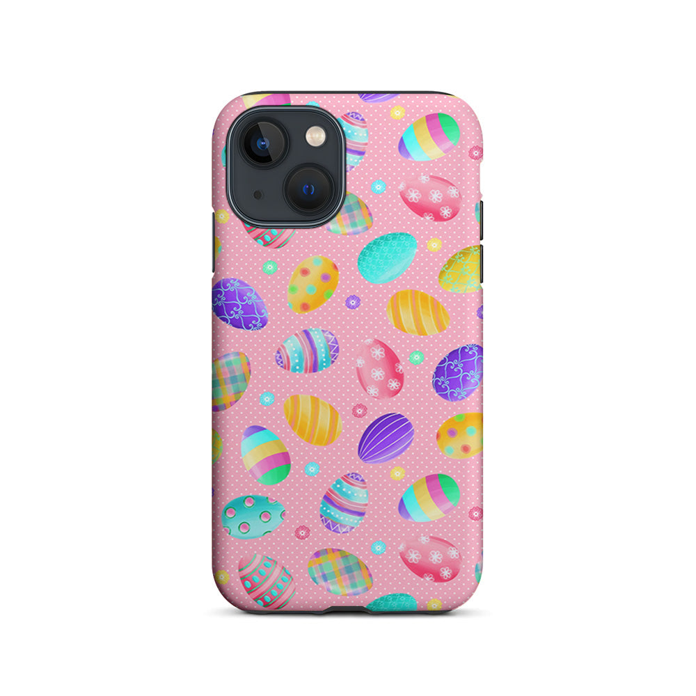 Cute Easter Pastel Eggs iPhone 15 Plus Case