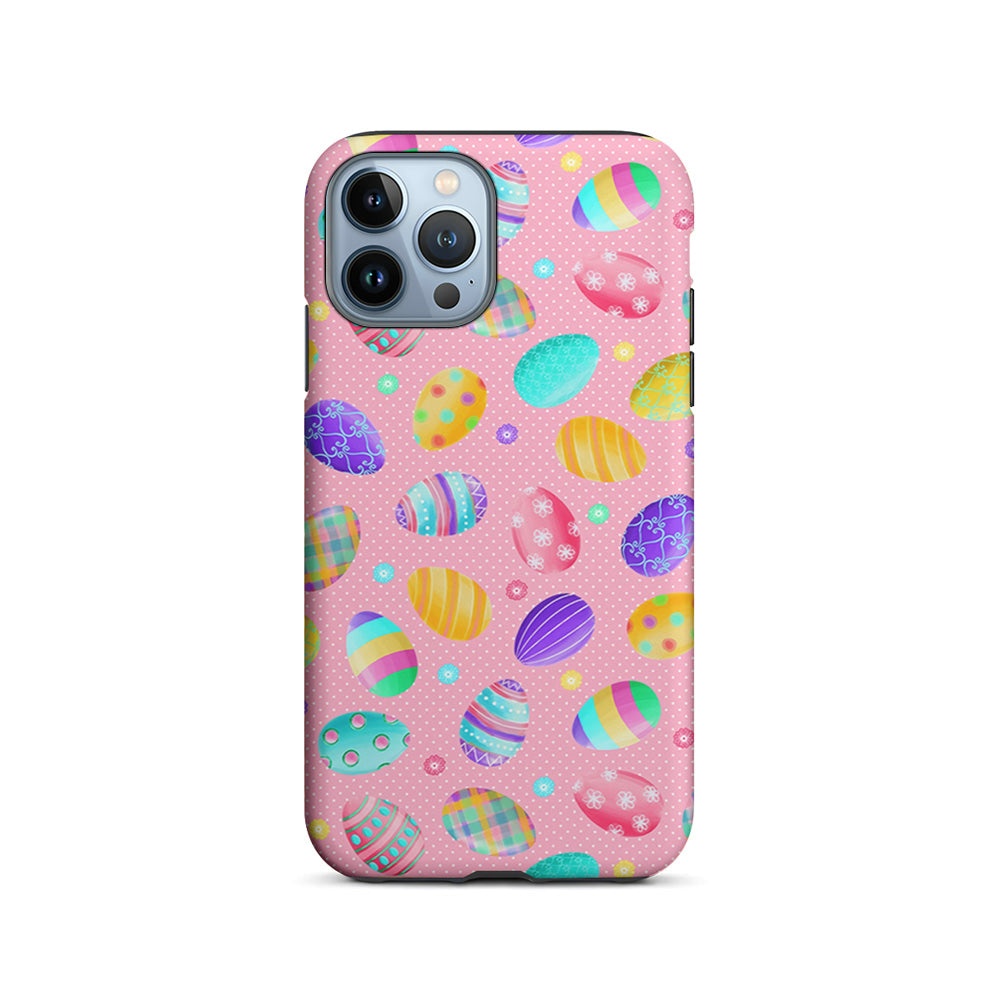 Cute Easter Pastel Eggs iPhone 15 Pro Case