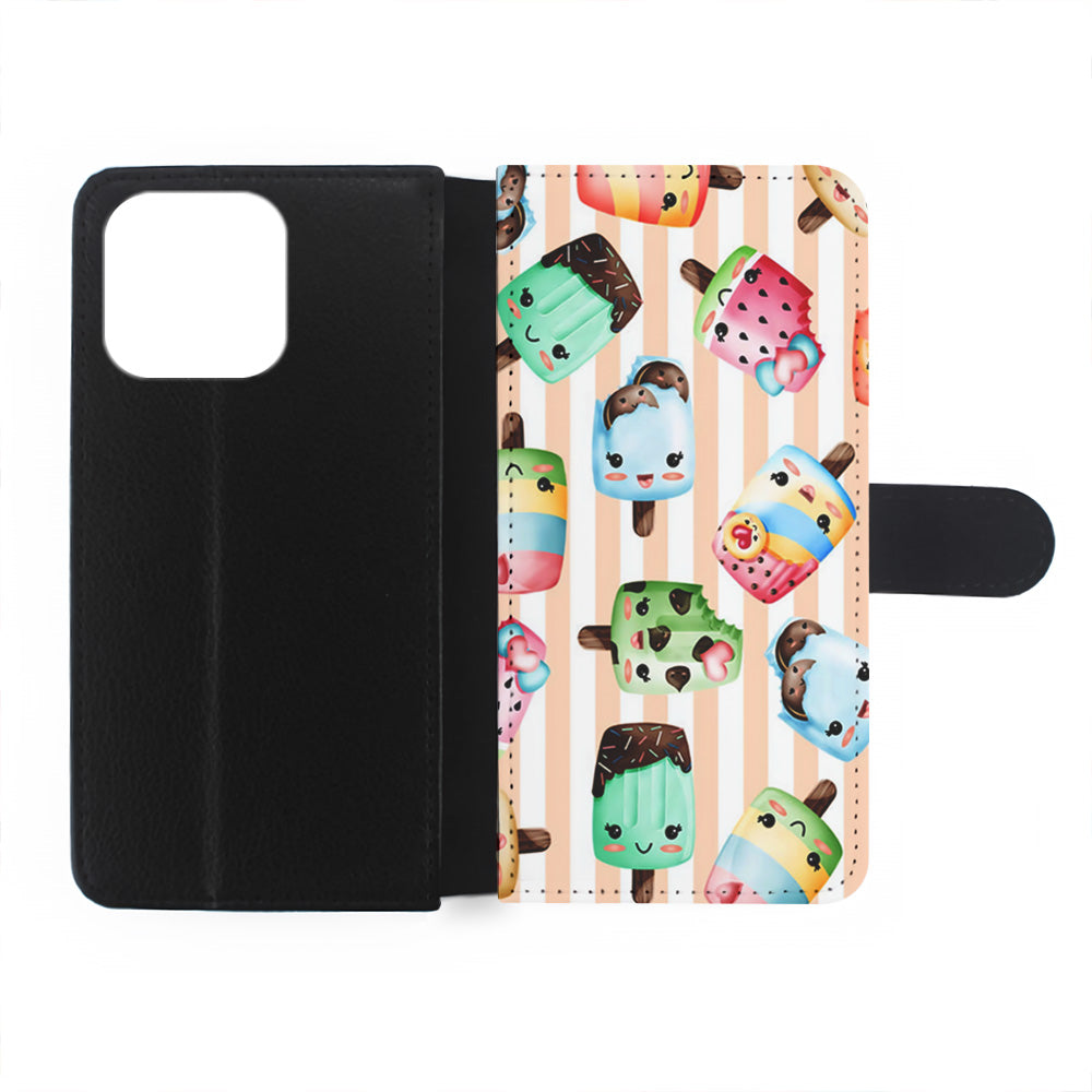 Cute Face Ice Cream Stick iPhone 15 Plus Case