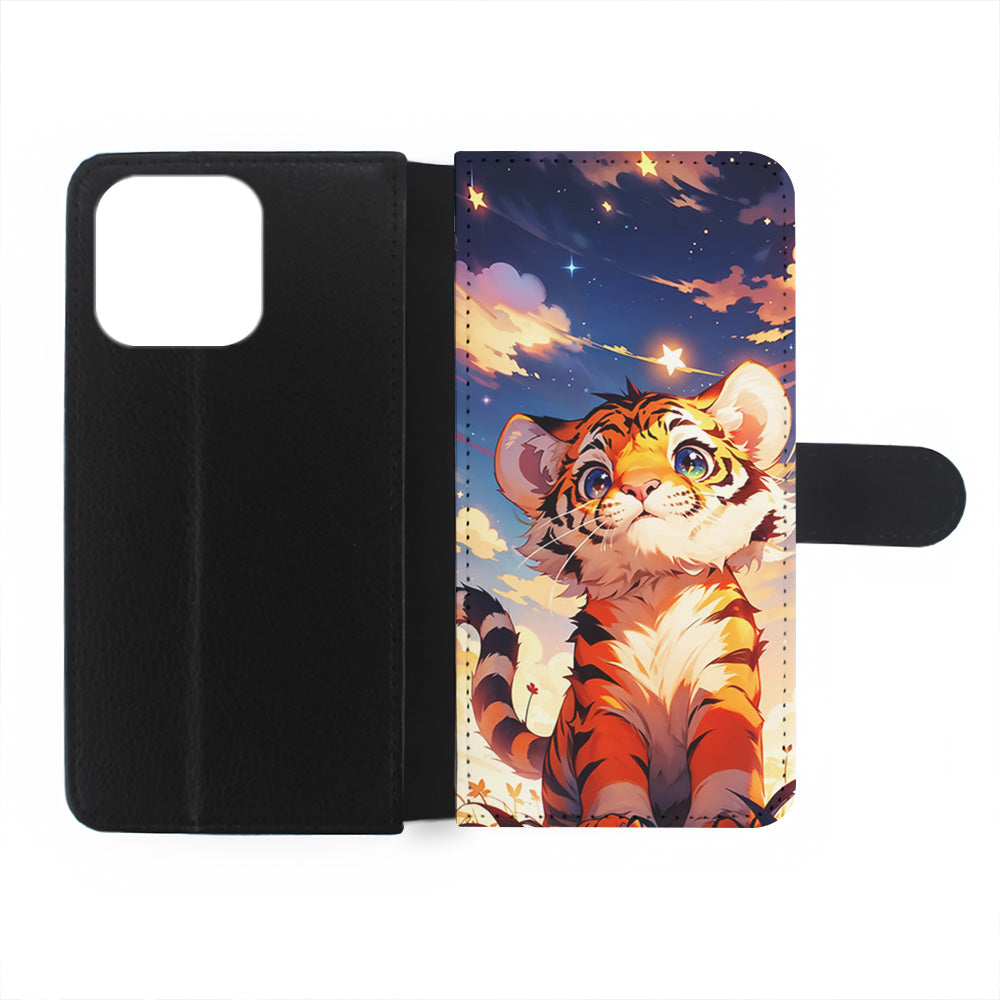 Cute Little Tiger in The Forest iPhone 15 Plus Case