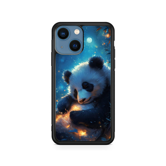 Cute Panda is Sleeping iPhone 15 Plus Case