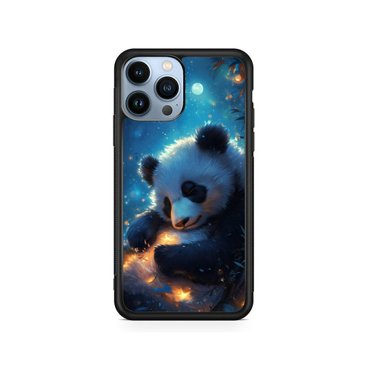 Cute Panda is Sleeping iPhone 15 Pro Case