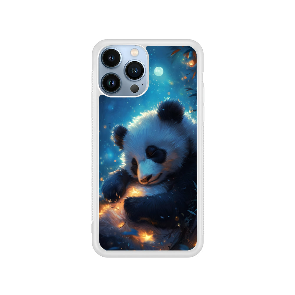 Cute Panda is Sleeping iPhone 15 Pro Case