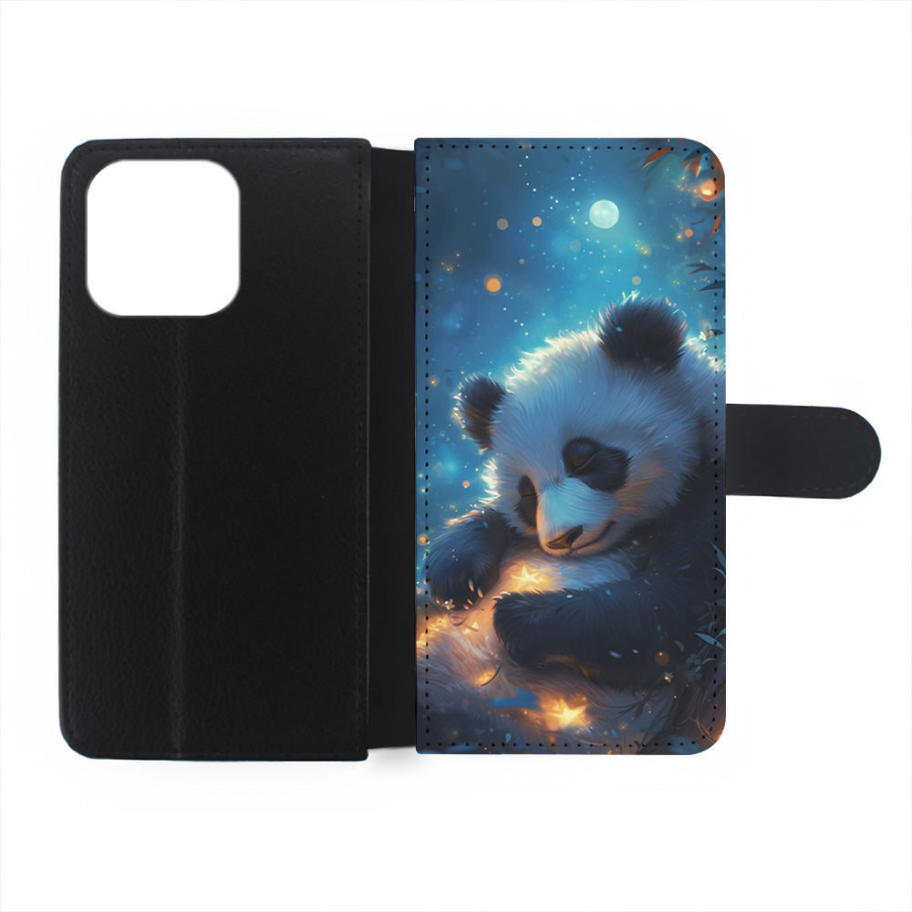 Cute Panda is Sleeping iPhone 15 Plus Case