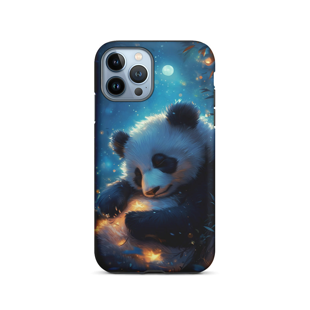 Cute Panda is Sleeping iPhone 15 Pro Case