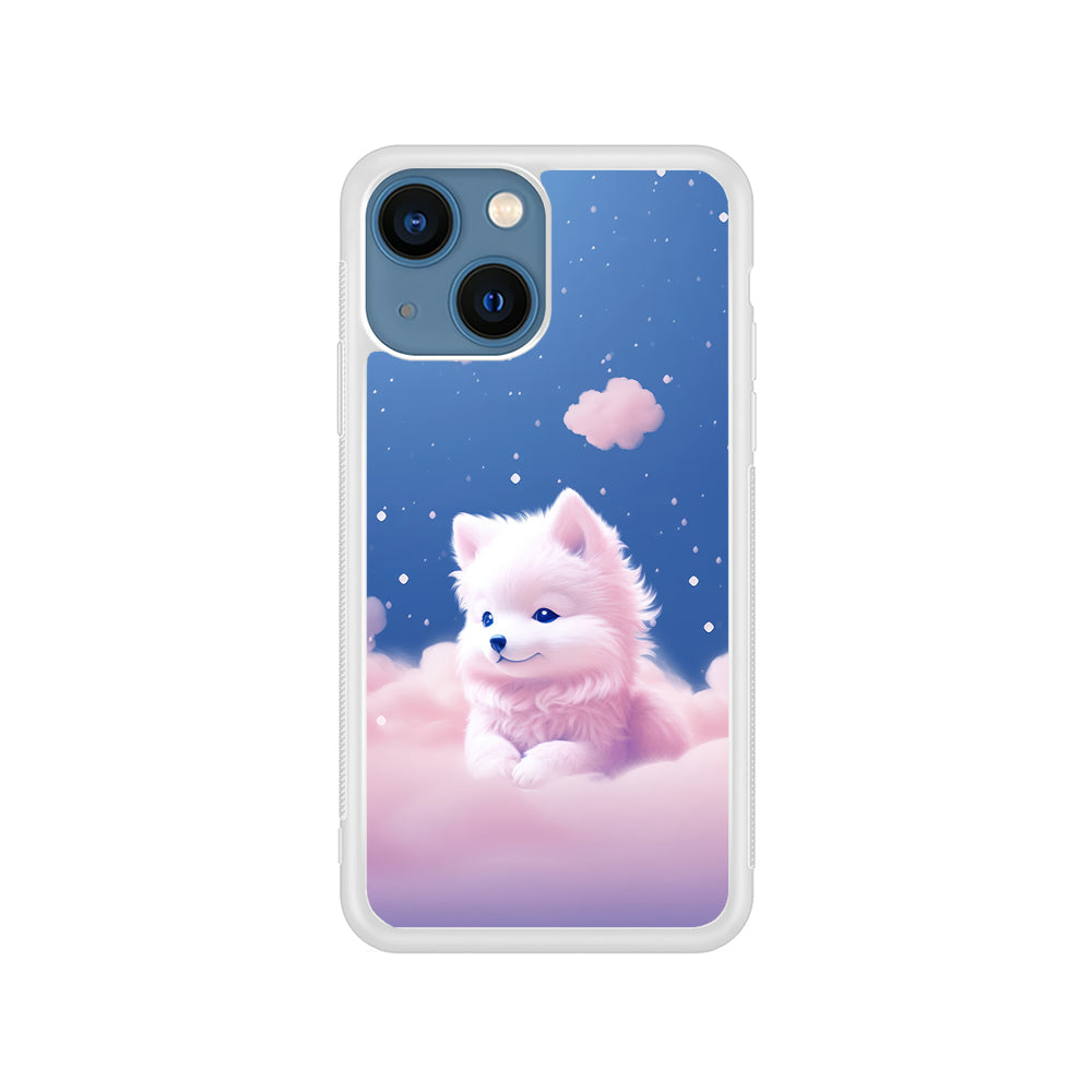 Cute Puppies Dog Dreamy iPhone 15 Plus Case