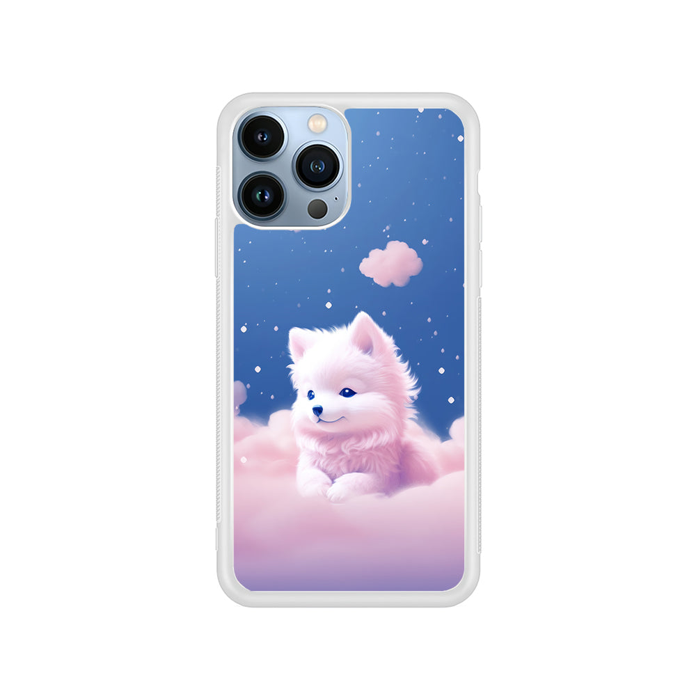 Cute Puppies Dog Dreamy iPhone 15 Pro Case