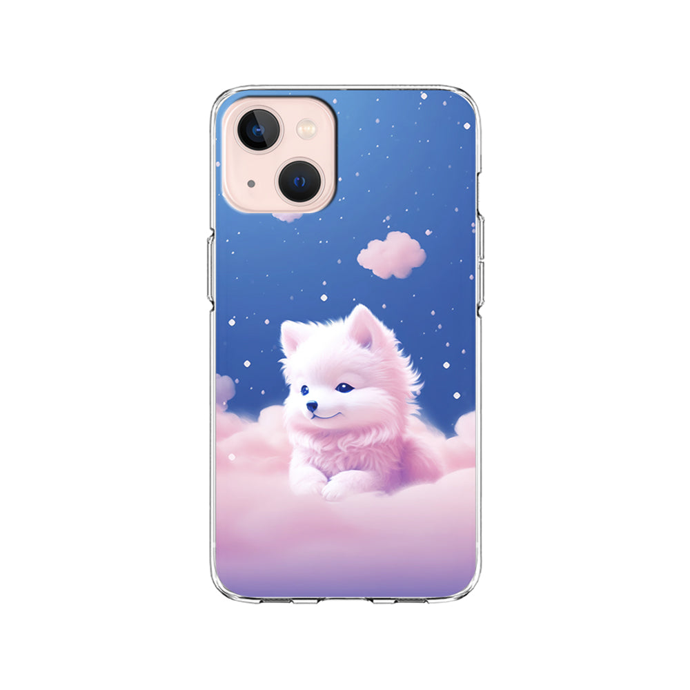 Cute Puppies Dog Dreamy iPhone 15 Plus Case