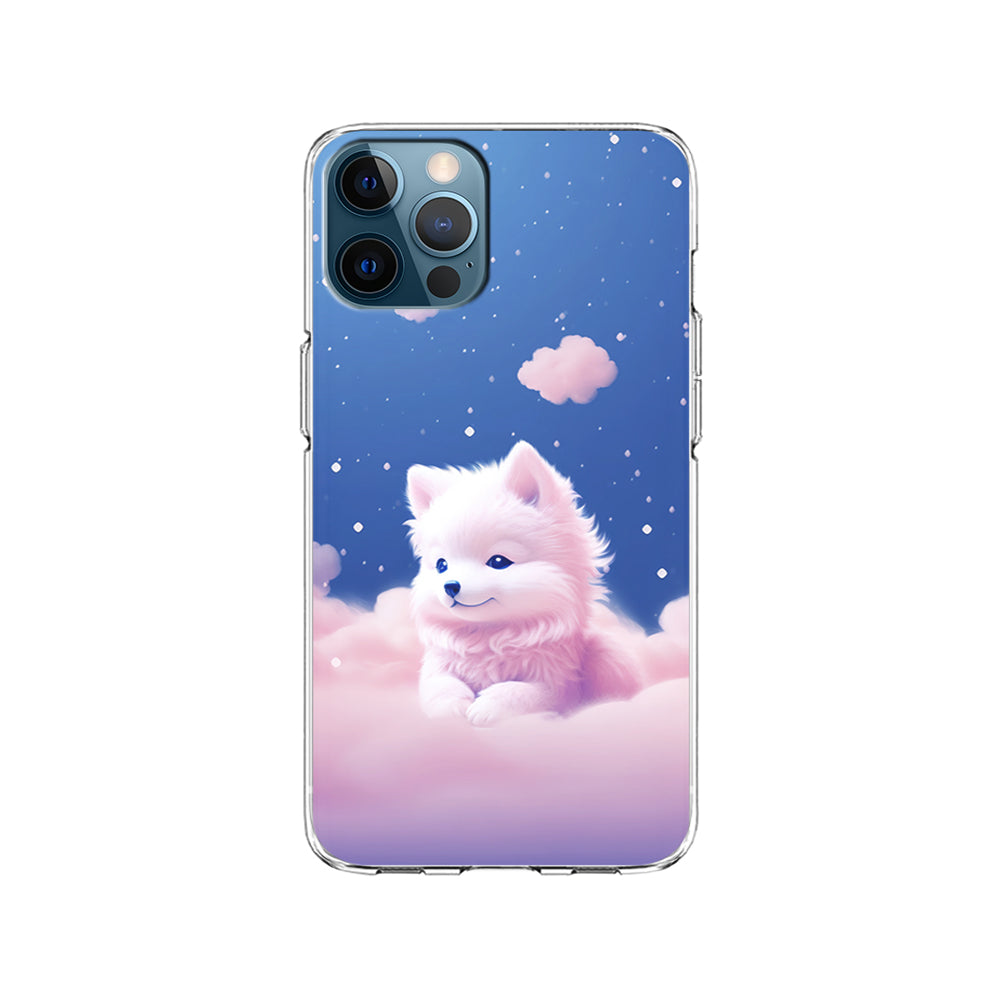 Cute Puppies Dog Dreamy iPhone 15 Pro Case