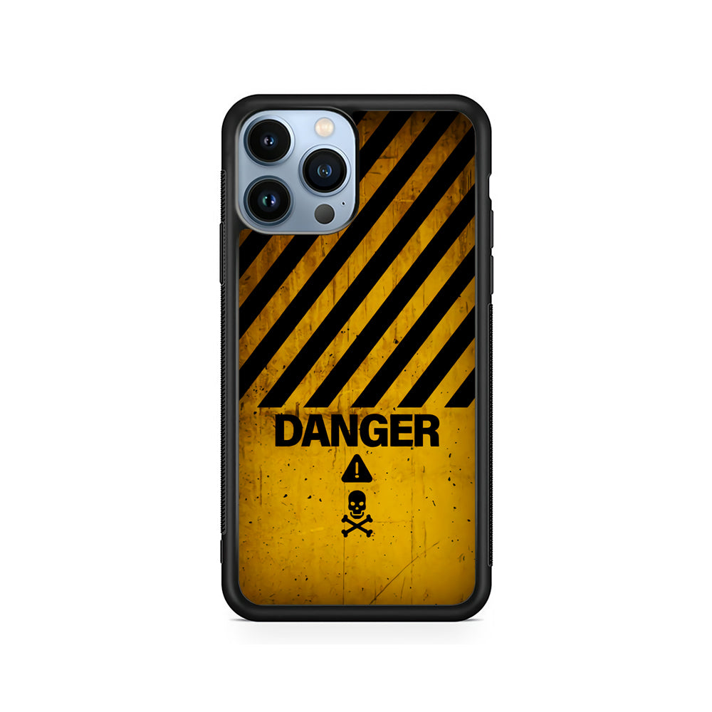 Danger Symbol iPhone 15 Pro Case