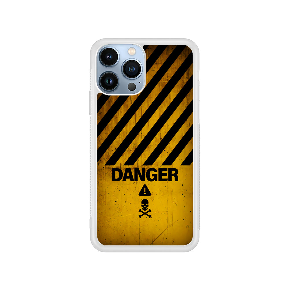 Danger Symbol iPhone 15 Pro Case