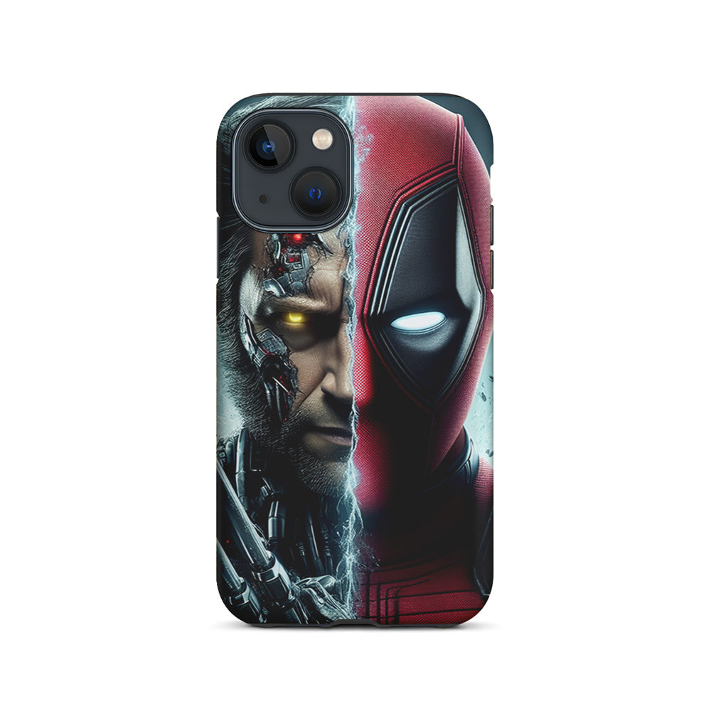 Deadpool and Wolverine Cooperation iPhone 15 Plus Case