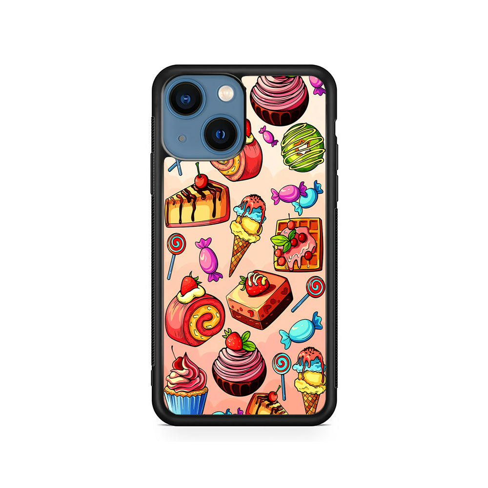 Delicious Colorful Sweets Collection iPhone 15 Plus Case