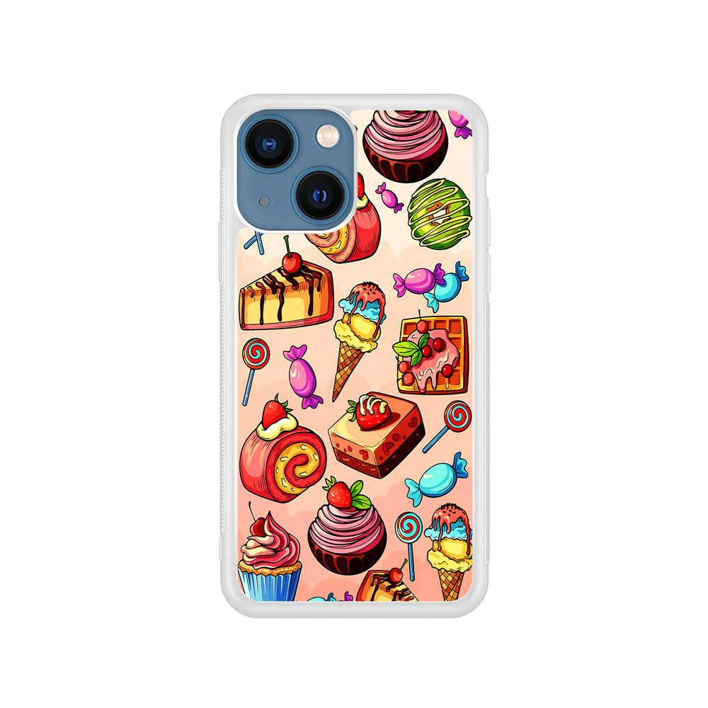 Delicious Colorful Sweets Collection iPhone 15 Plus Case