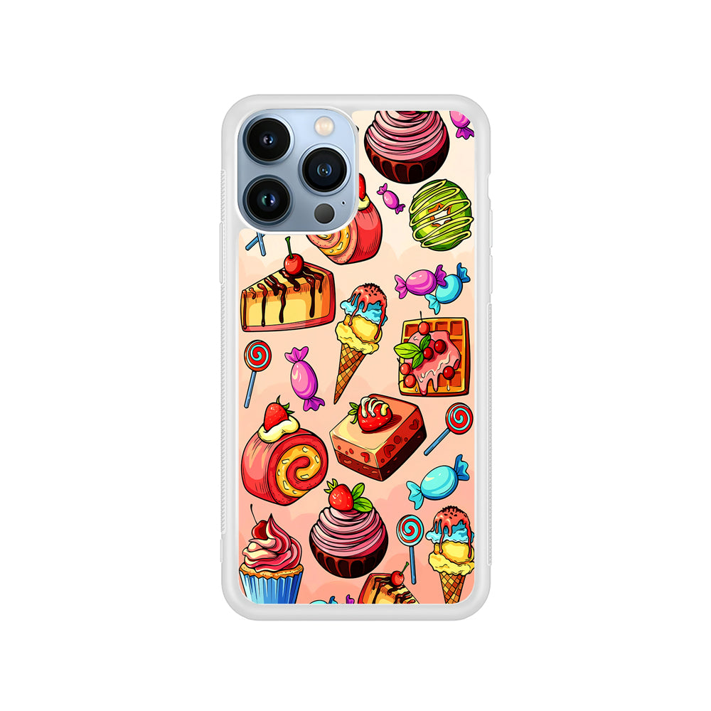 Delicious Colorful Sweets Collection iPhone 15 Pro Case