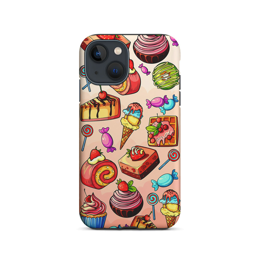 Delicious Colorful Sweets Collection iPhone 15 Plus Case