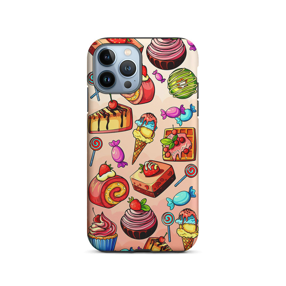 Delicious Colorful Sweets Collection iPhone 15 Pro Case