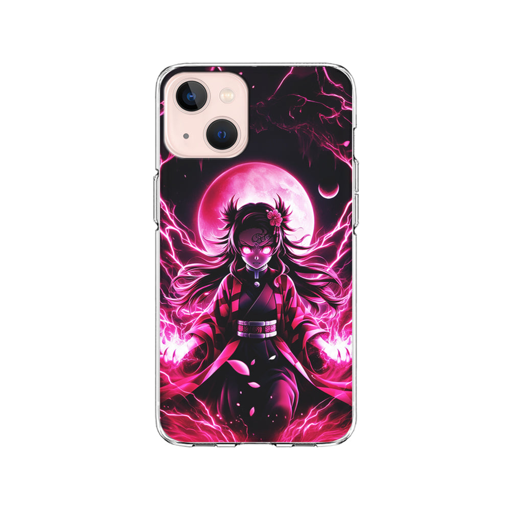 Demon Slayer Nezuko Battle Mode iPhone 15 Plus Case