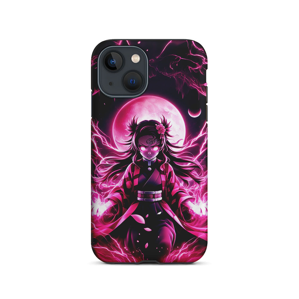 Demon Slayer Nezuko Battle Mode iPhone 15 Plus Case